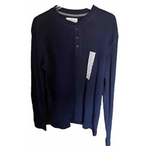 M St John’s Bay blue thetmal shirt 100%cotton Made in India machine wash